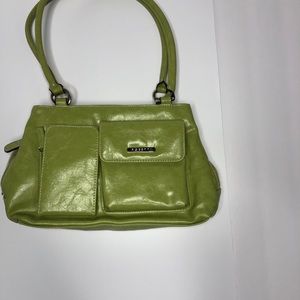 Rossetti Women Lime Hand Purse with 3 Comp…